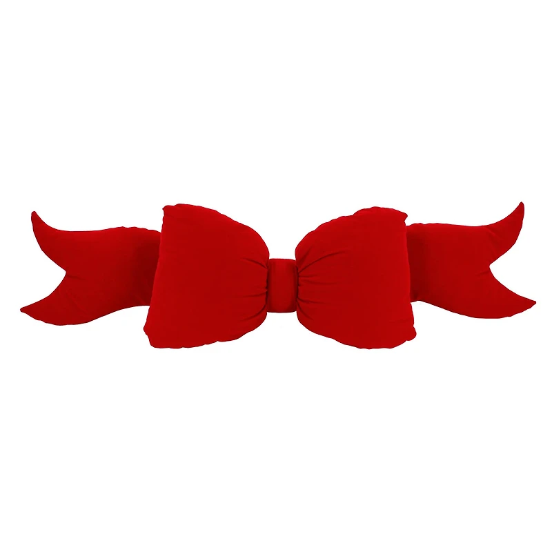 40" x 11" Red Bow Pillow by Ashland®