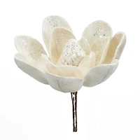 20" White Magnolia Stem, 6ct.