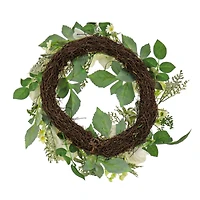 22" Daisy, Peony, & Buttercup Wreath