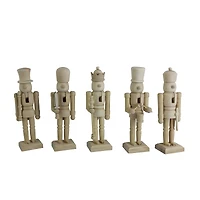 6" Classic 5 Piece DIY Pinewood Nutcracker Set by Make Market®