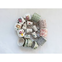 Hello Honey® White Stoneware Creamer with Hand-Painted & Embossed Birds Set