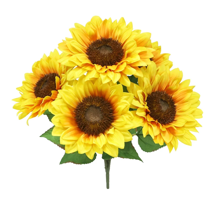 18" Yellow Sunflower Bush by Ashland®