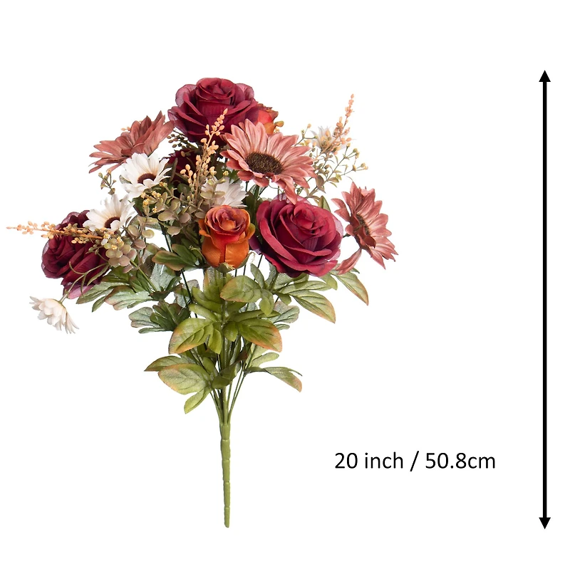 20" Rose, Sunflower & Daisy Mixed Deluxe Bush by Ashland®