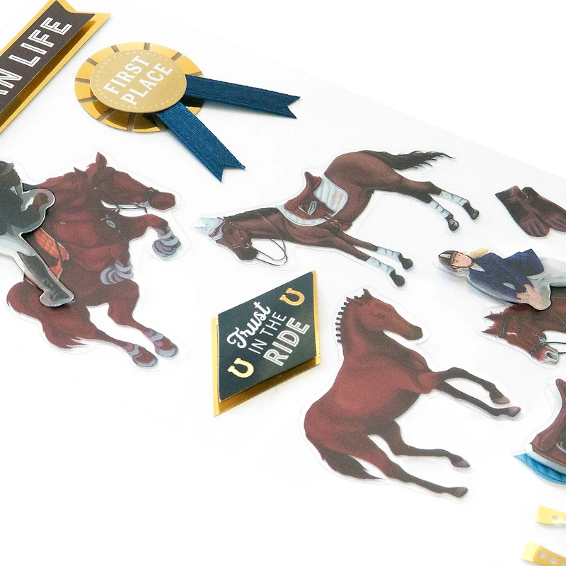 Equestrian Dimensional Stickers by Recollections™