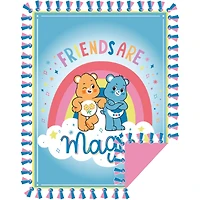 Care Bears™ 43" x 55" Friends Are Magic No Sew Fleece Throw Kit