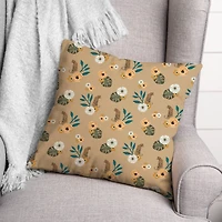 Tropical Jag Throw Pillow
