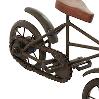 10.25" Black Metal Bike Tabletop Sculptures, 2ct.