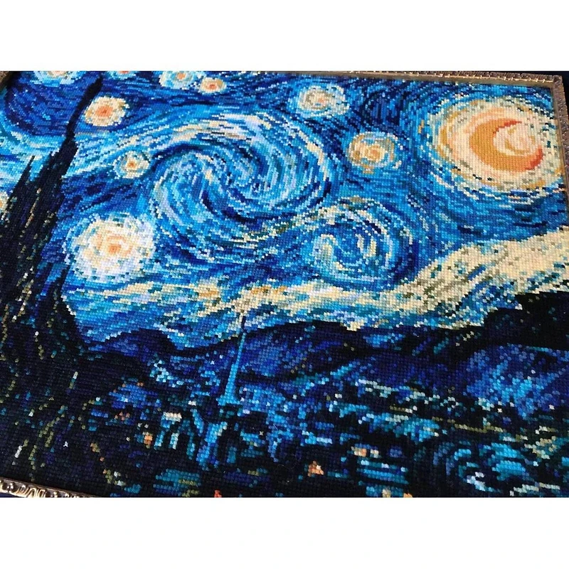 RIOLIS Starry Night after Van Gogh Counted Cross-Stitch Kit