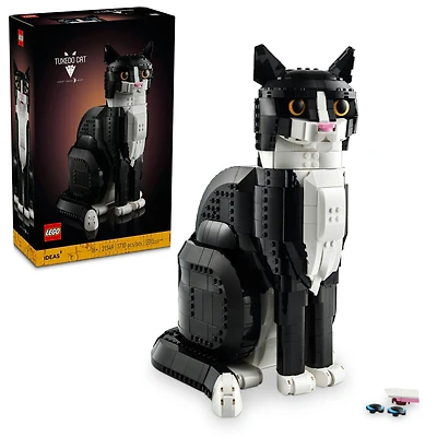 LEGO® Ideas Tuxedo Cat, Gift Idea for Animal-Lovers 21349