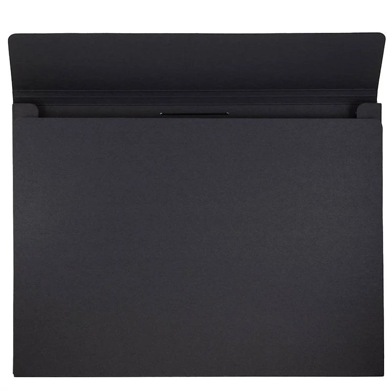 JAM Paper Black Kraft Portfolio with Elastic Closure 14.5" x 19.5"