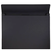 JAM Paper Black Kraft Portfolio with Elastic Closure 14.5" x 19.5"