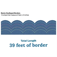 Carson Dellosa® Cool Denim Scalloped Borders Sets, 6ct.