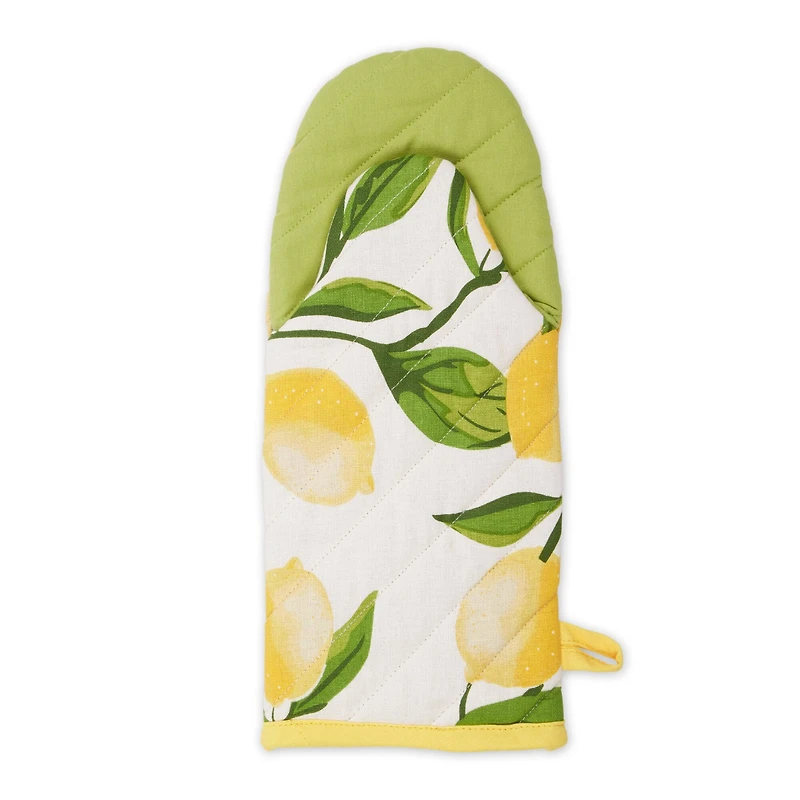 DII® Lemon Bliss Print Oven Mitt Set
