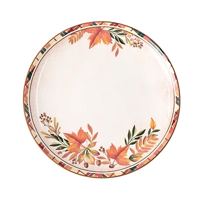 10" Leaf Ceramic Dinner Plate by Ashland®
