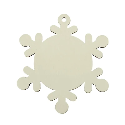 3.5" DIY Plywood Snowflake Ornaments, 50ct. by Make Market®