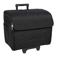 Everything Mary Black Rolling Sewing Machine Tote