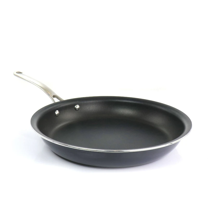 Martha Stewart Black 12" Aluminum Frying Pan