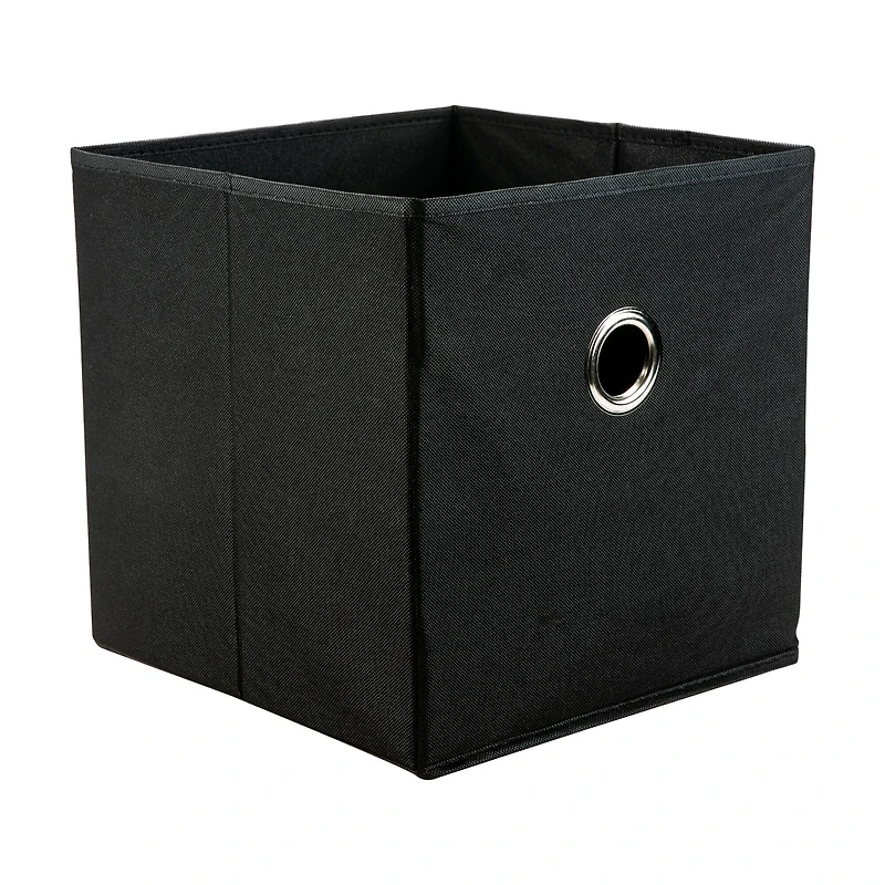 Organize It All 12" Black Storage Cubes, 2ct.