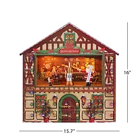 16" Animated & Musical Santa's Workshop Advent Calendar