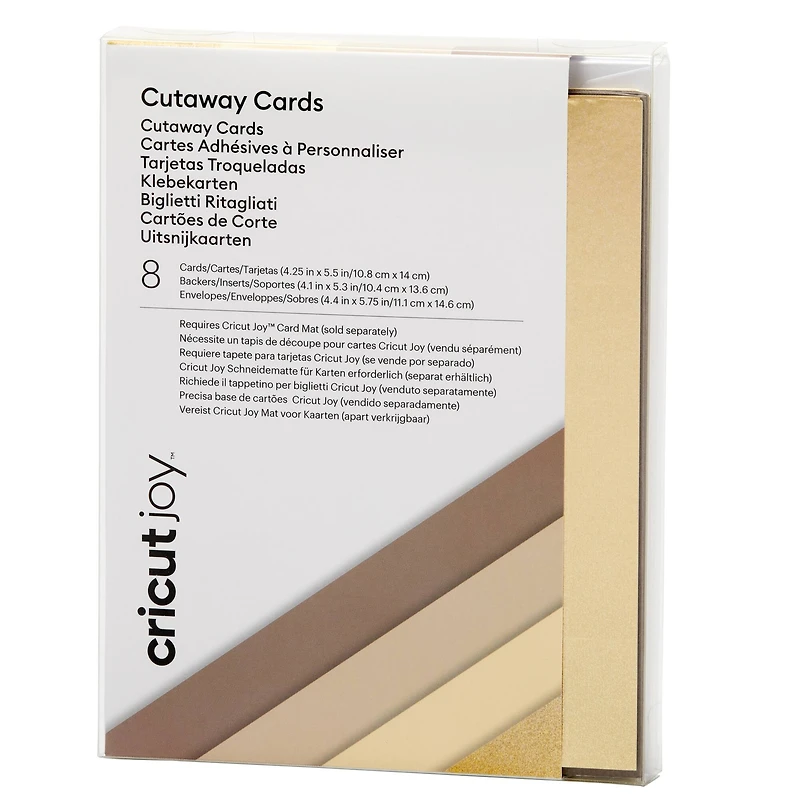 Cricut Joy™ Cutaway Cards, Neutrals Sampler
