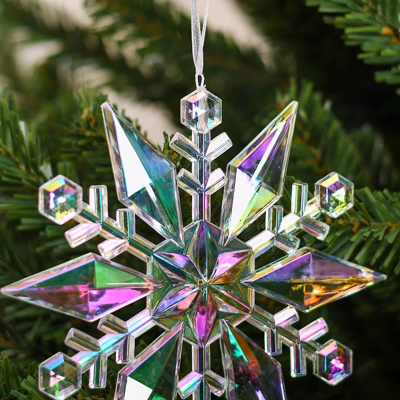 5.5" Iridescent Snowflake Ornament by Ashland®