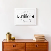 Seat Yourself 14" x 11" Canvas Wall Art