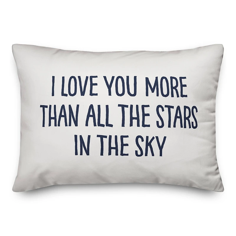 More Than All the Stars Throw Pillow