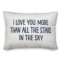 More Than All the Stars Throw Pillow