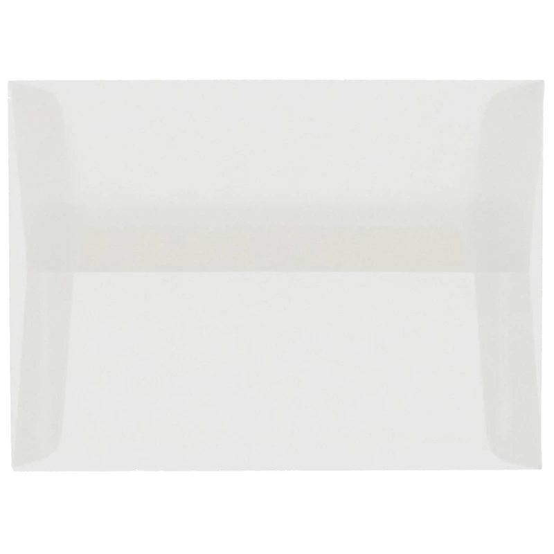 JAM Paper 4.75" x 6.5" Translucent Vellum Envelopes