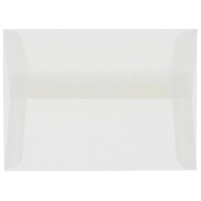 JAM Paper 4.75" x 6.5" Translucent Vellum Envelopes