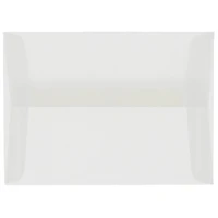JAM Paper 4.75" x 6.5" Translucent Vellum Envelopes