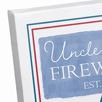 Uncle Sam's Fireworks Canvas Wall Art
