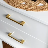 Walker Edison White Modern Nightstand