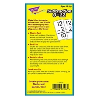 Trend Enterprises® Subtraction 0-12 Skill Drill Flash Cards