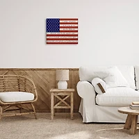Stupell Industries Pledge of Allegiance Flag Canvas Wall Art