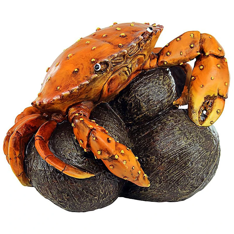 Design Toscano 7.5" Hard Nut to Crack Crab Garden Statue
