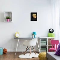 Stupell Industries Earth's Moon Celestial Facts Outer Space Infographic Wall Plaque