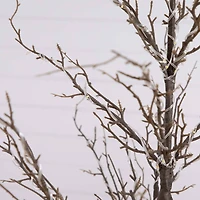 5ft. Pre-Lit Artificial Christmas Twig Tree, Warm White LED Lights