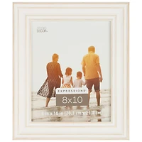 Expressions™ 8" x 10" White with Distressed Edges Frame by Studio Décor®