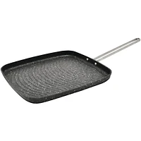 THE ROCK by Starfrit 10" Grill Pan With Stainless Steel Wire Handle