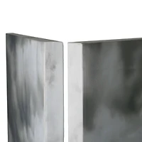 American Art Decor™ 6ft. Double-Sided 4-Panel Black and White Eiffel Tower & Notre Dame Bike Canvas Room Divider