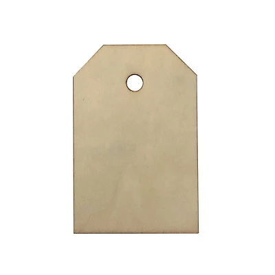 12 Packs: 36 ct. (432 total) Wood Tags by Make Market®