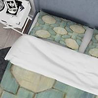 Designart 'Geometric Title Element' Geometric Bedding Set