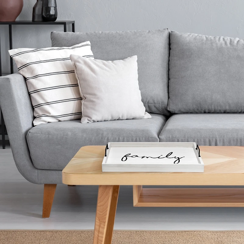 Elegant Designs™ 15.5" Family Serving Tray with Handles