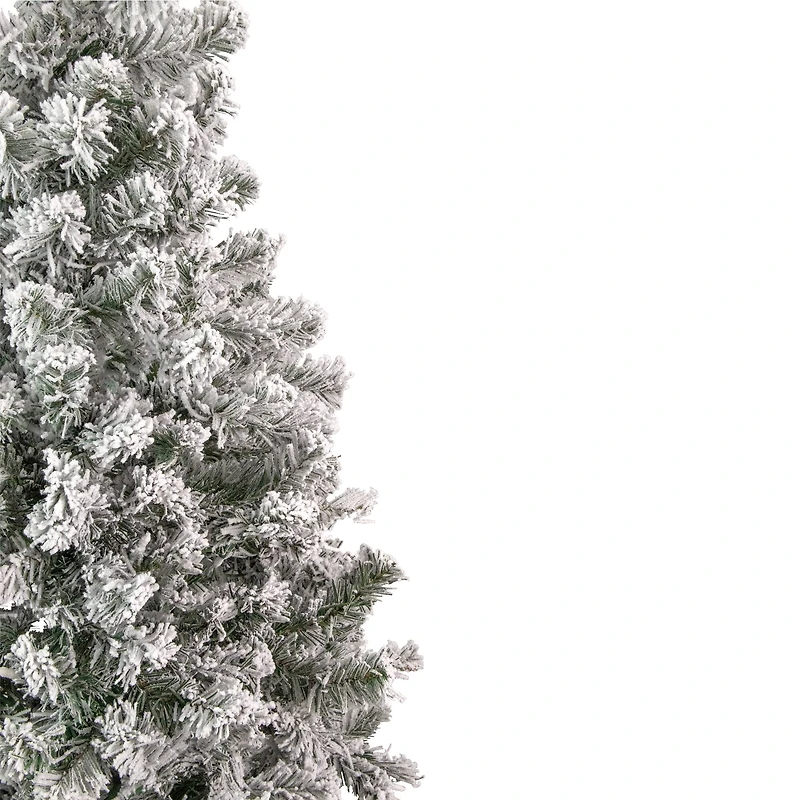 6.5ft. Unlit Heavily Flocked Madison Pine Artificial Christmas Tree