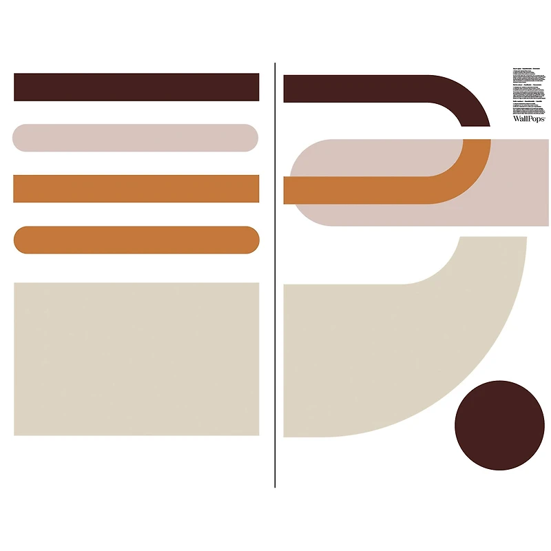 WallPops Very Gay Paint Arch Support Modular Mural Peel & Stick Wall Decals