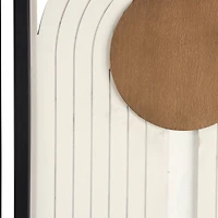 Modern Layered Arch & Gold Circle Wall Décor Set