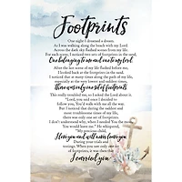 Footprints Woodland Grace Series Plaque with Easel