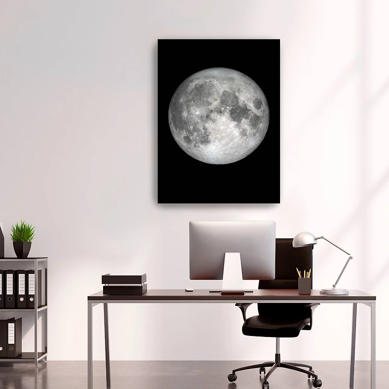 The Moon Canvas Giclee