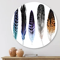 Designart - Colourful Boho Feathers II
